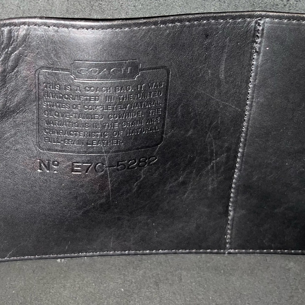 Coach vintage embassy briefcase black leather 5283 - Picture 3 of 8